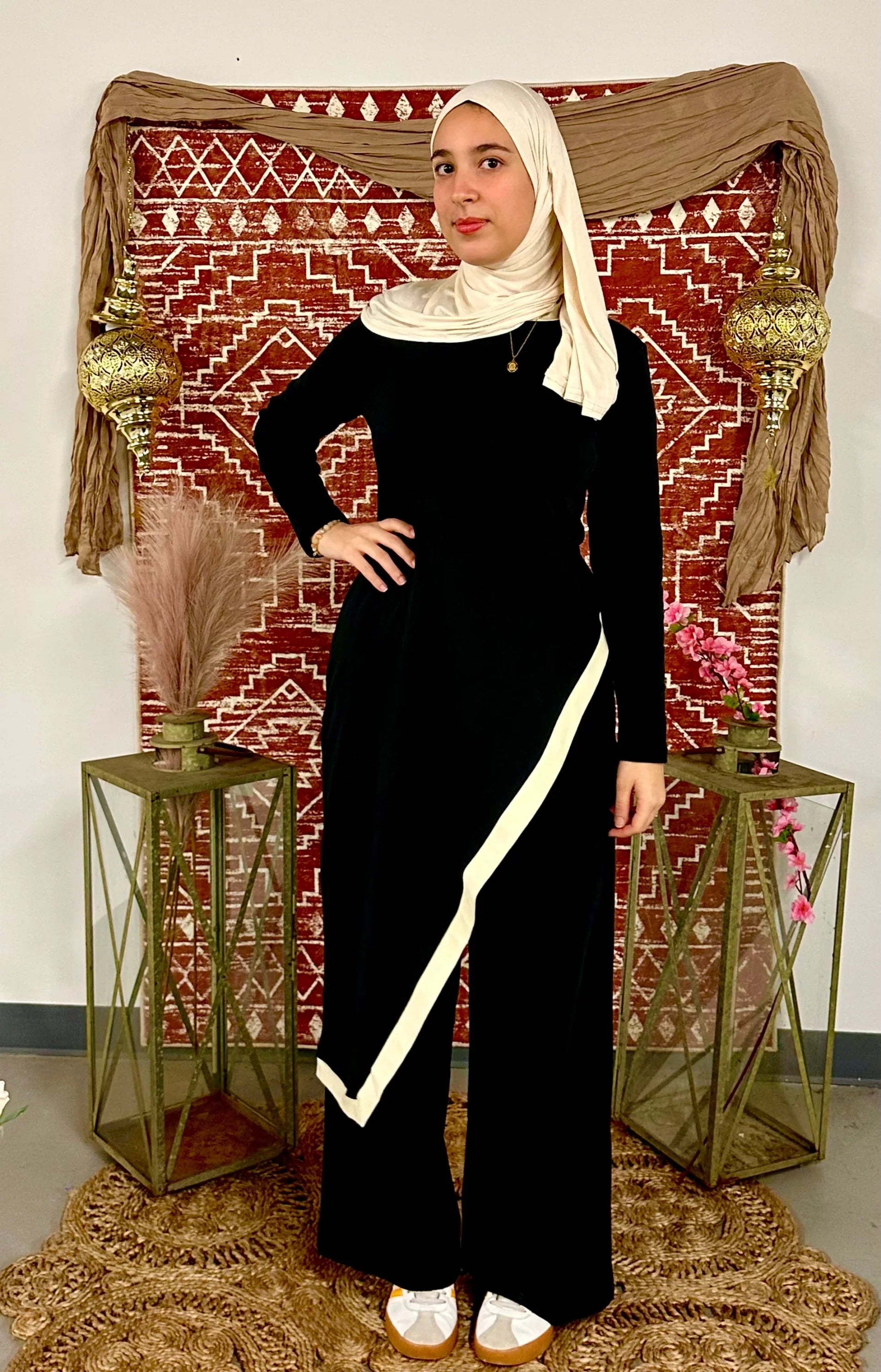 Asymmetrical Tunic & Pants Set