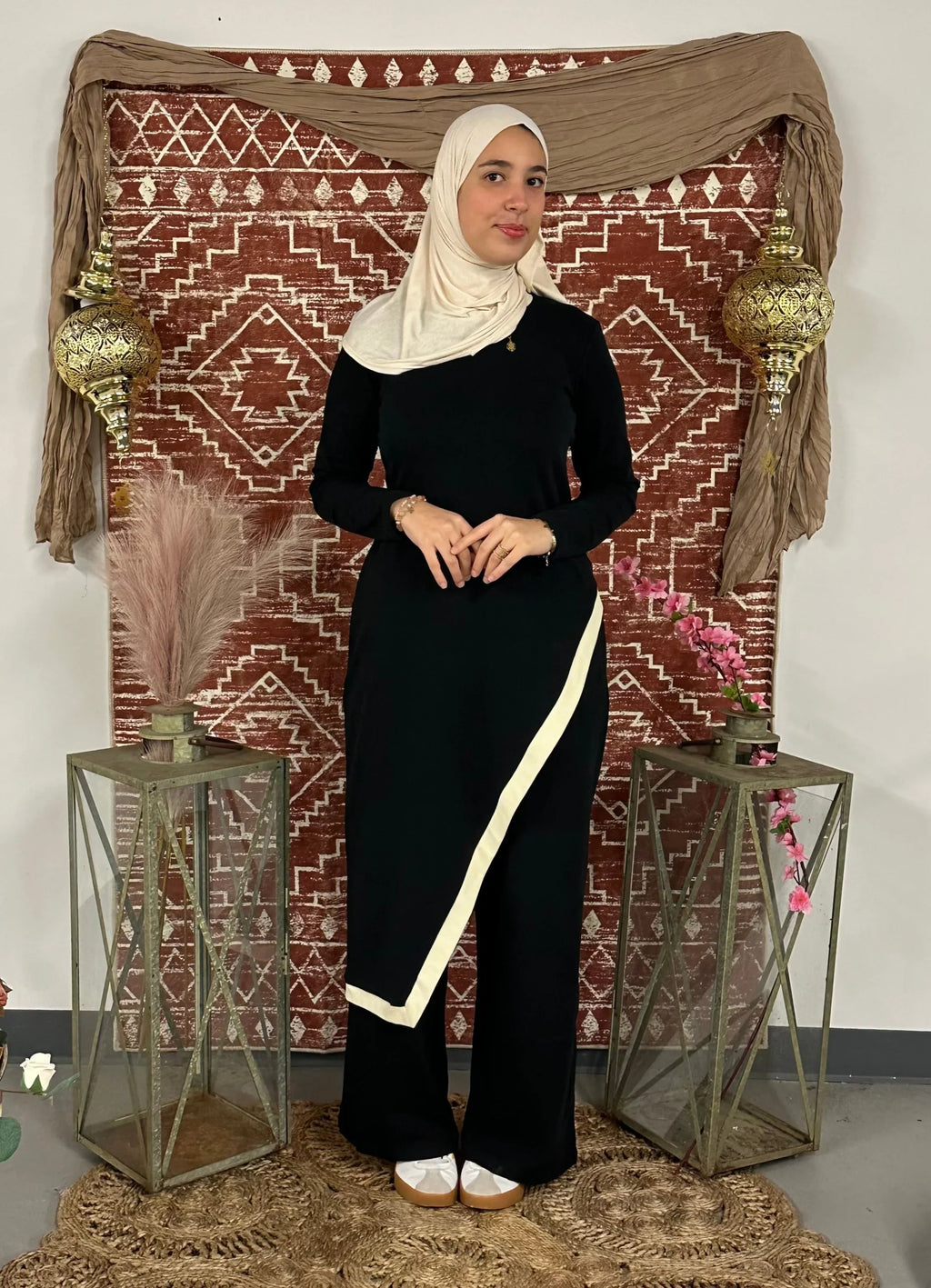 Asymmetrical Tunic & Pants Set