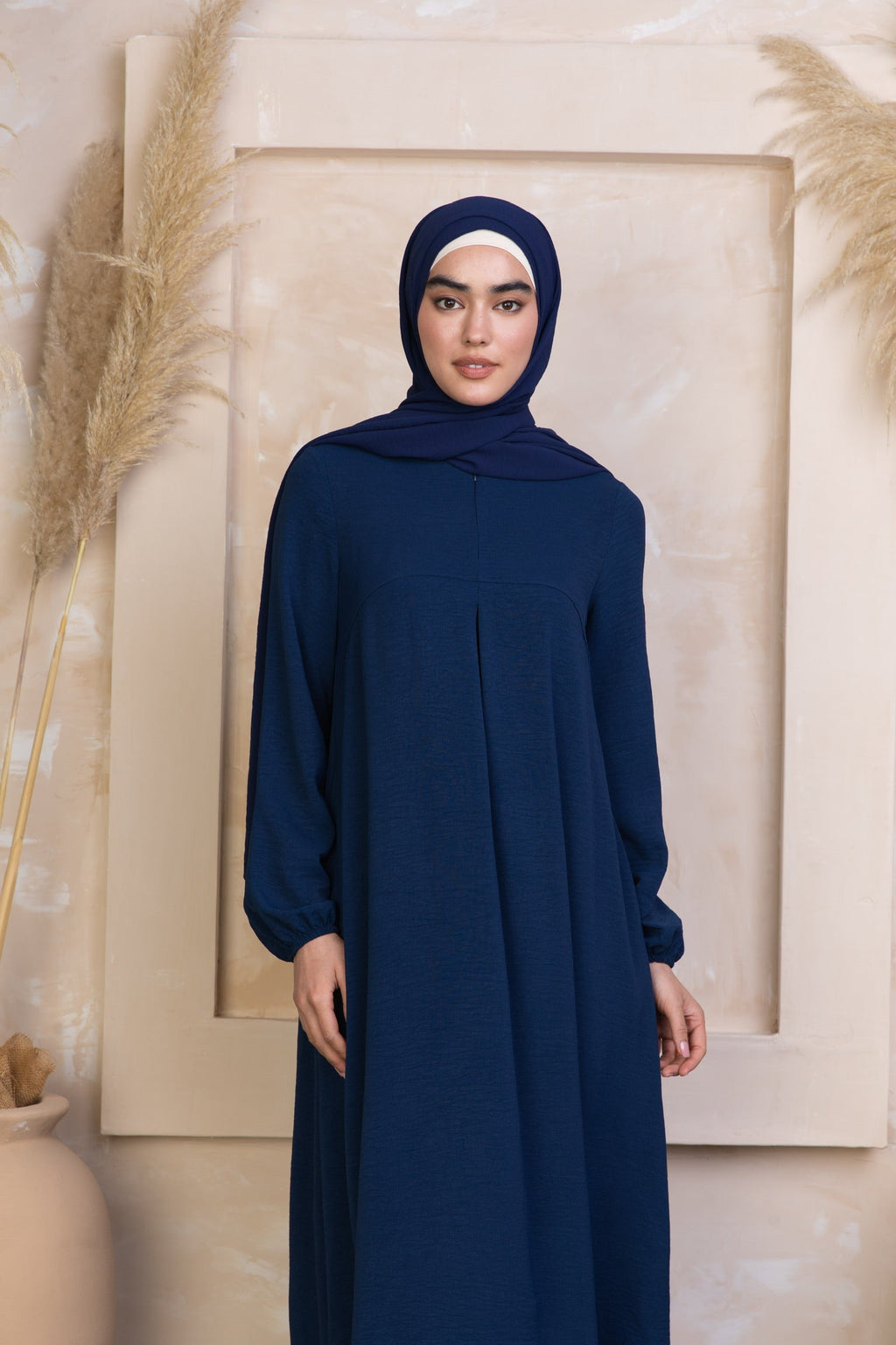 Blue Sheath Abaya Maxi Dress-CLEARANCE