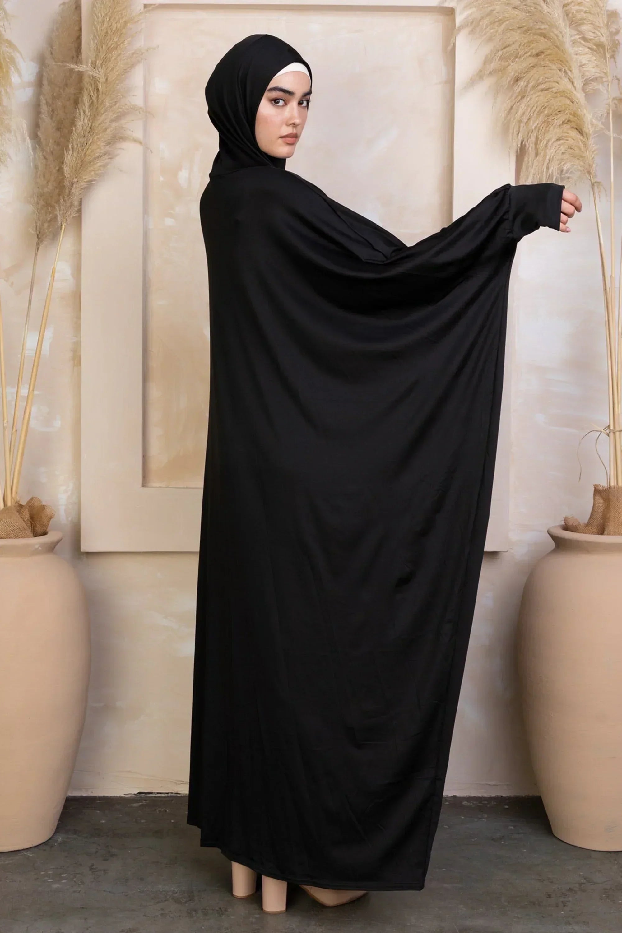 Maroon One Piece Salah Prayer Outfit-PREORDER Ships July 30 - Maroon