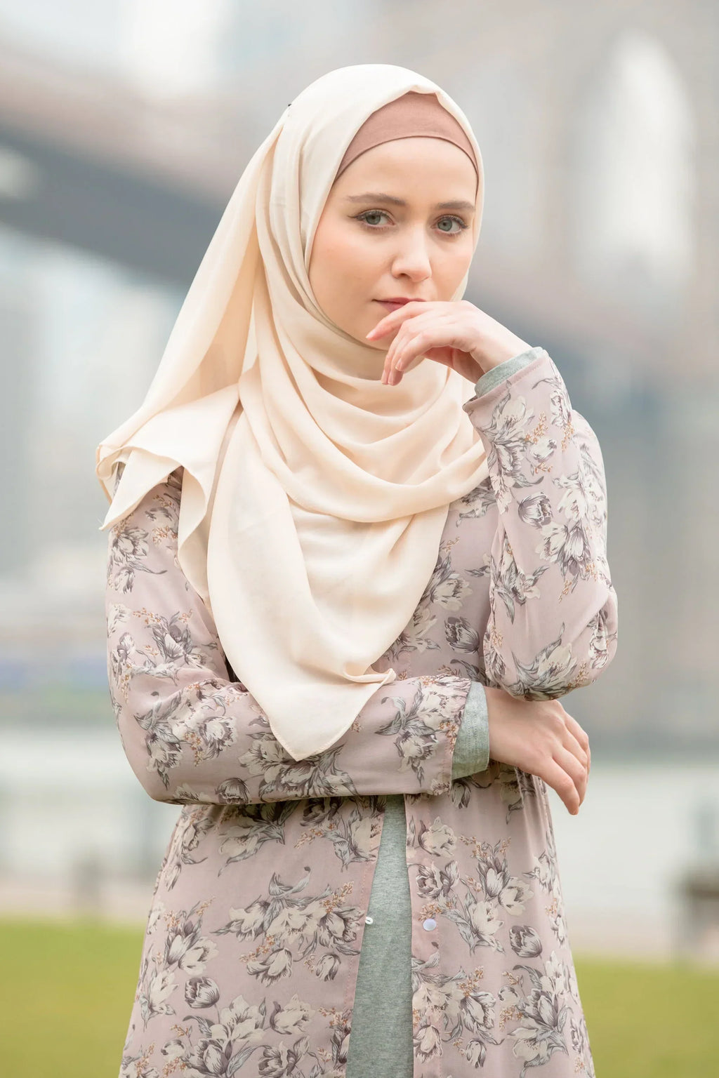 Oat Chiffon Hijab