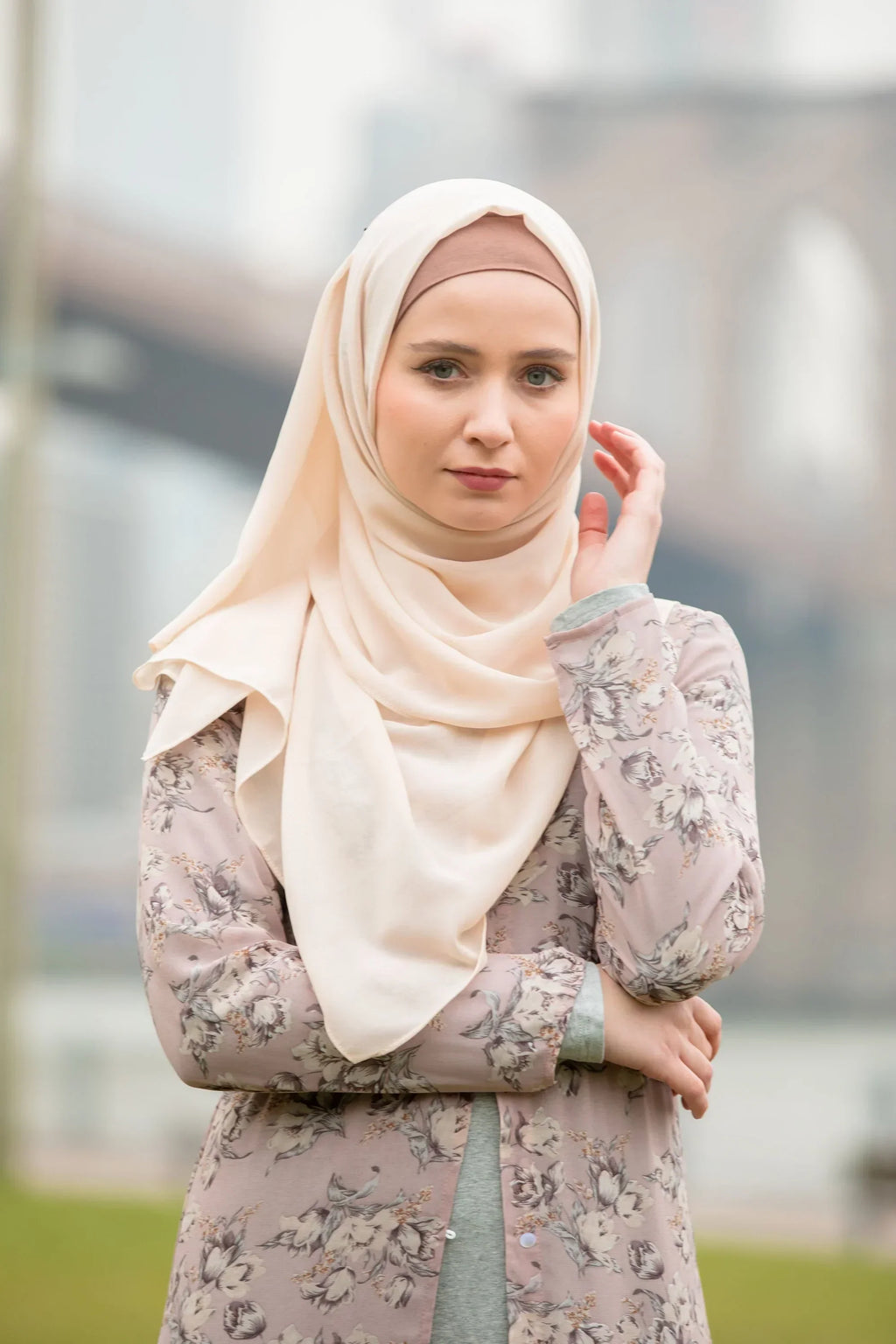 Oat Chiffon Hijab