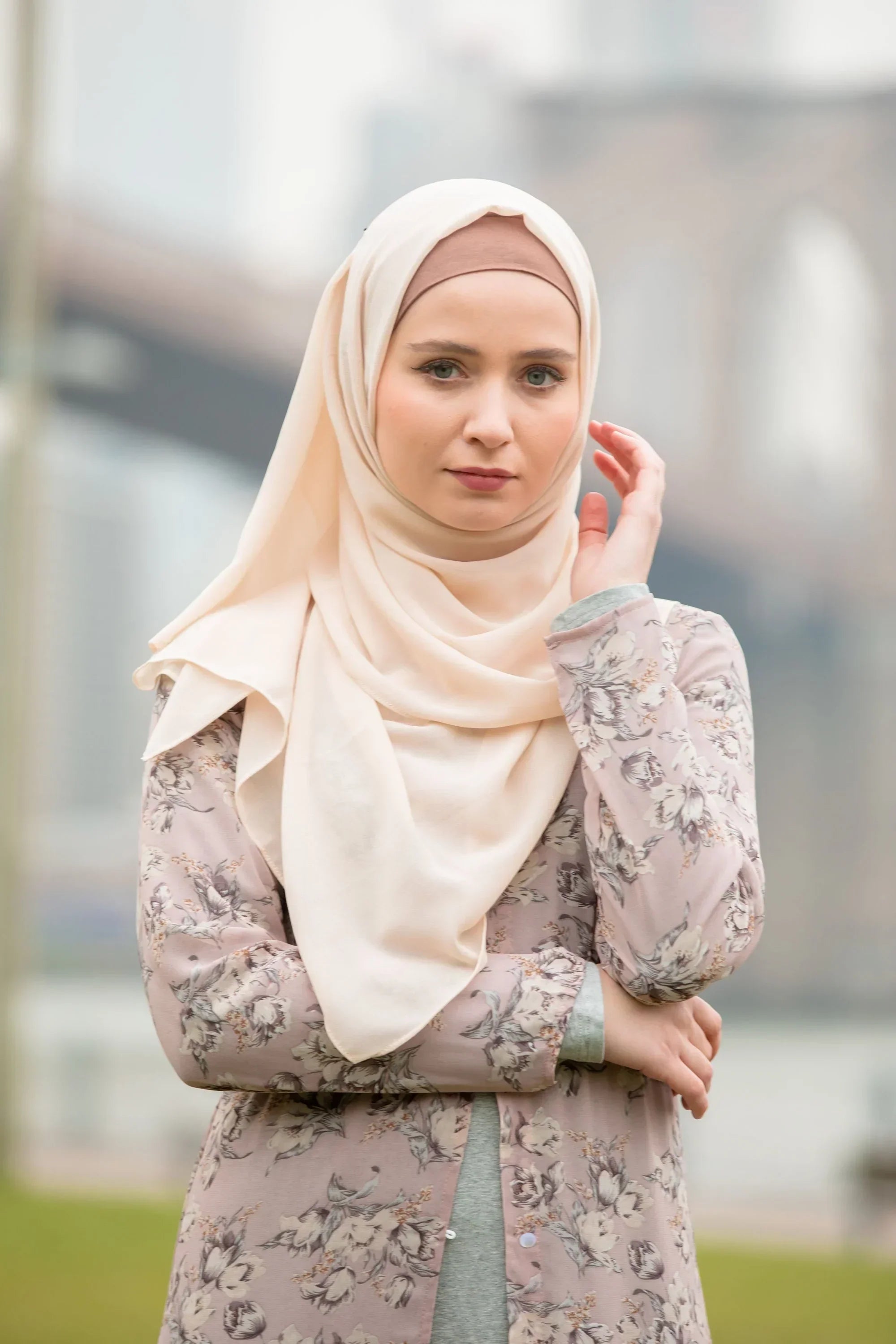 Oat Chiffon Hijab